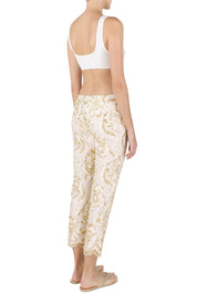 Metallic Lace Pants