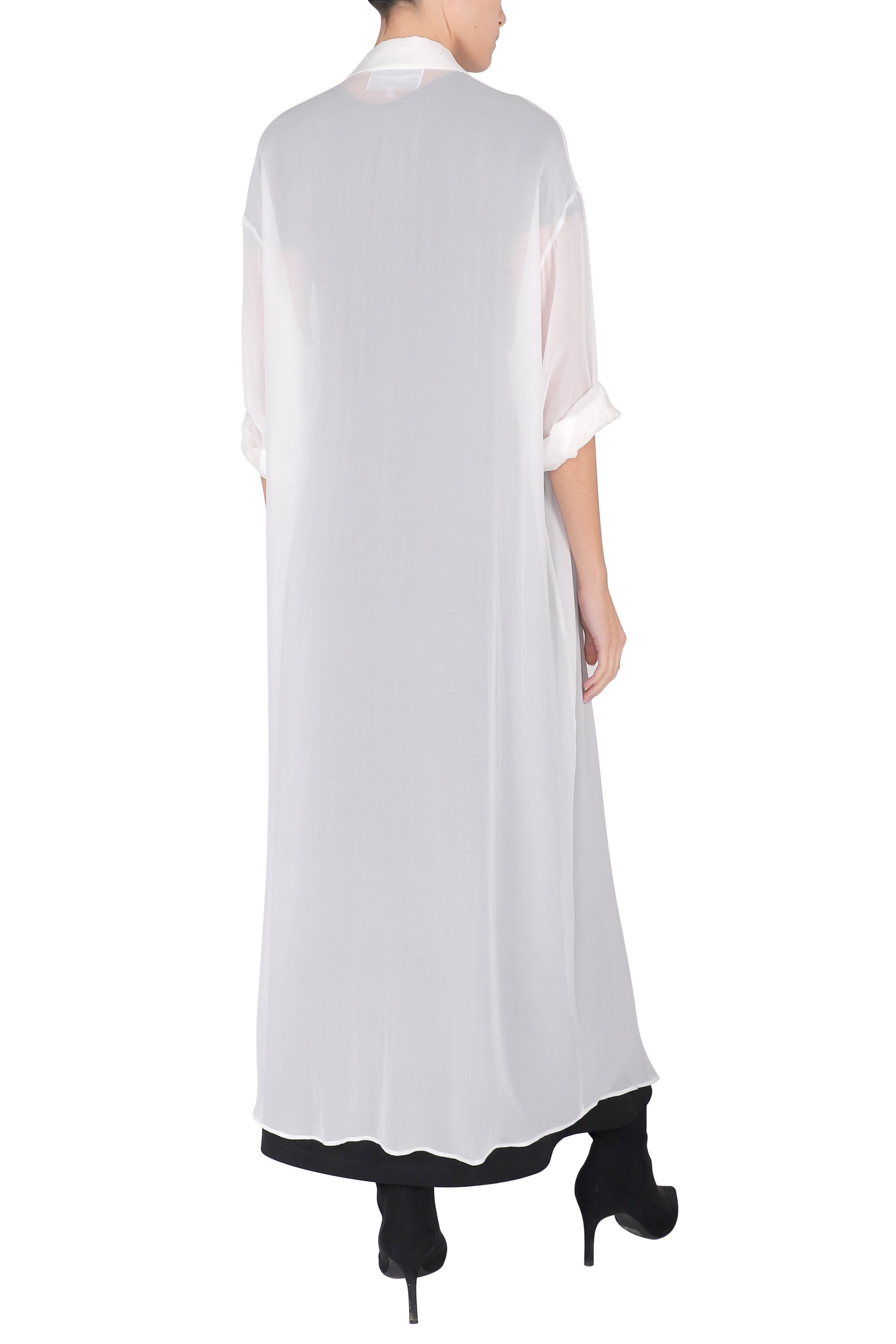 White maxi 2024 button down dress