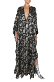 Silk Metallic Oversized Boubou Caftan