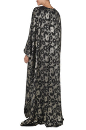 Silk Metallic Oversized Boubou Caftan