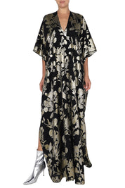 Metallic Flower Boubou Caftan