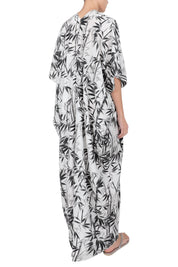 Silk Printed Bamboo Boubou Caftan