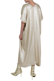 Long Metallic Boubou Caftan