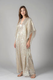 Metallic Lamé Boubou Caftan