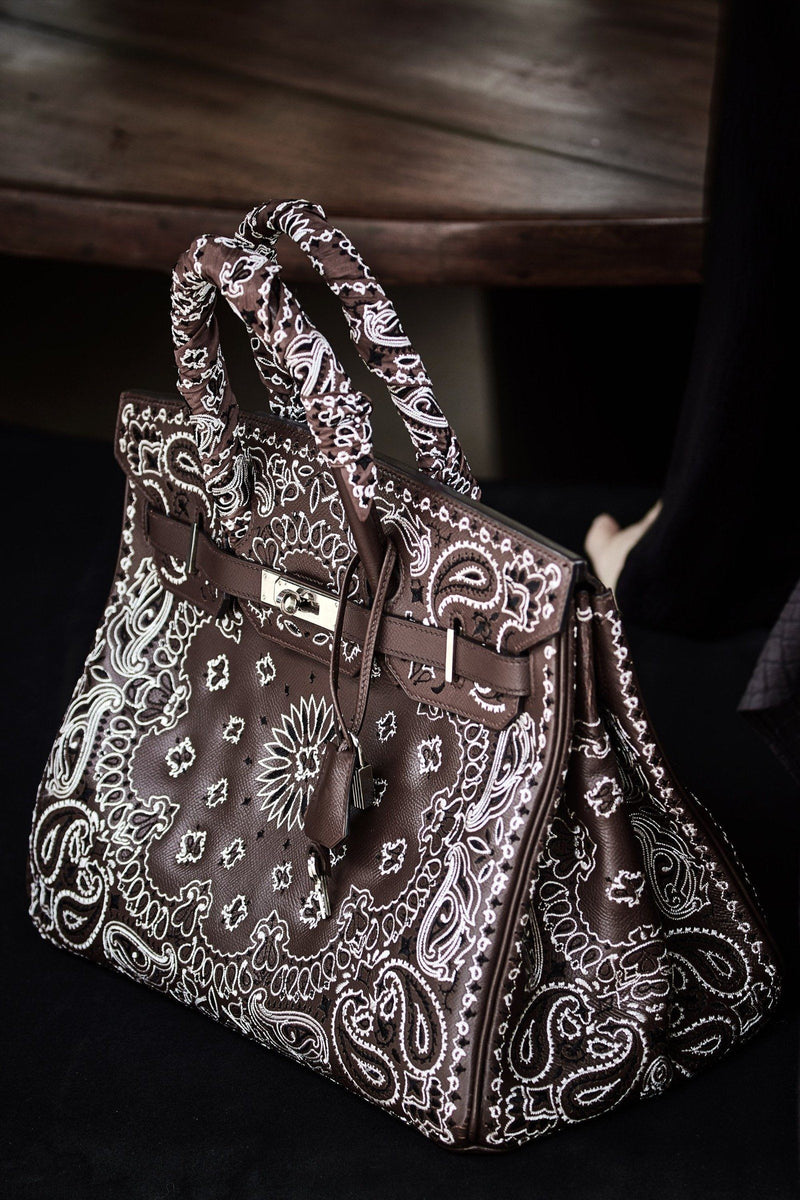 The Vintage Iconic Hermes Bag X Jay Ahr Collection « Bandana » Birkin 30 «  Bandana » Moutarde. Provenance: Singapore, 2012 Birkin 30 «…